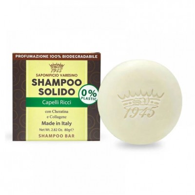 Твердый шампунь Saponificio Varesino Shampoo Solido Capelli Ricci 80 грамм Твердый шампунь Saponificio Varesino Shampoo Solido Capelli Ricci 80 грамм