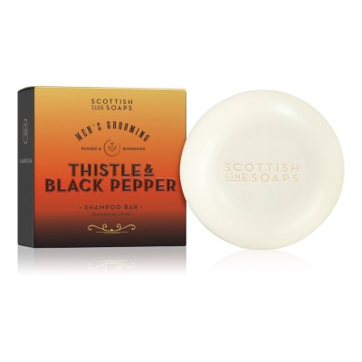Твердый шампунь для волос и тела Scottish Fine Soaps Thistle & Black Pepper Shampoo Bar, 100 грамм Твердый шампунь для волос и тела Scottish Fine Soaps Thistle & Black Pepper Shampoo Bar, 100 грамм