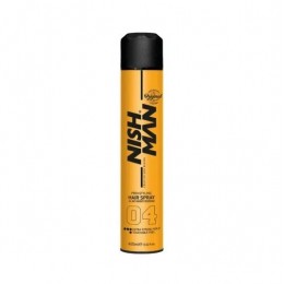 Спрей для фиксации волос Nishman №4 Extra Strong Hold Hair Spray 400 мл