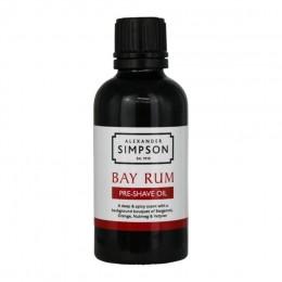 Масло до бритья Alexander Simpson Bay Rum Pre-Shave Oil, 50 мл Масло до бритья Alexander Simpson Bay Rum Pre-Shave Oil, 50 мл