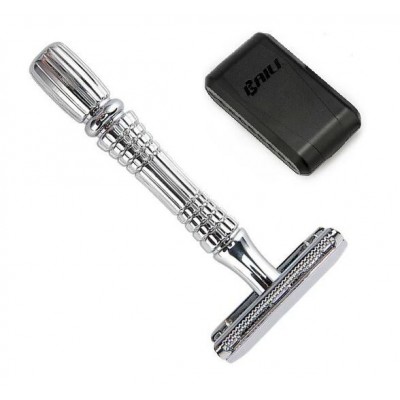 Станок для бритья Т-образный BAILI BD176 в пластиковом футляре Станок для бритья Т-образный BAILI BD176 в пластиковом футляре