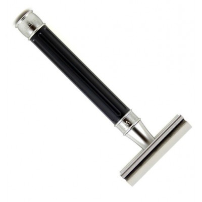 Станок для бритья Т-образный Edwin Jagger 3ONE6 Stainless Steel Black Станок для бритья Т-образный Edwin Jagger 3ONE6 Stainless Steel Black