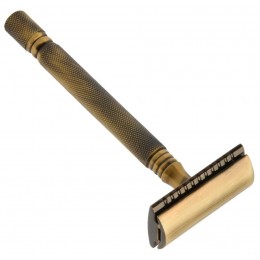 Станок для бритья Т-образный Pearl SS-01 Antique Brass Closed Comb