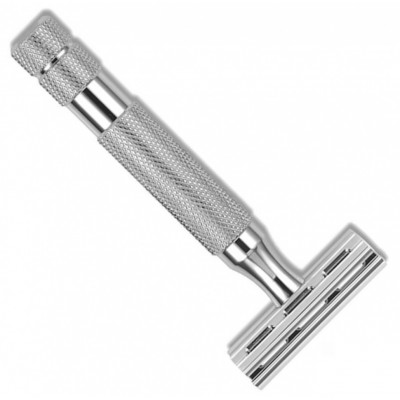 Станок для бритья Т-образный Rockwell 2C Double Edge Safety Razor White Chrome Станок для бритья Т-образный Rockwell 2C Double Edge Safety Razor White Chrome