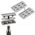 Станок для бритья Т-образный Rockwell 6C Double Edge Safety Razor White Chrome Станок для бритья Т-образный Rockwell 6C Double Edge Safety Razor White Chrome