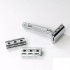 Станок для бритья Т-образный Rockwell 6C Double Edge Safety Razor White Chrome Станок для бритья Т-образный Rockwell 6C Double Edge Safety Razor White Chrome