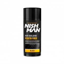 Кератиновая фибра для объема волос Nishman Hair Keratine Fiber Black 20 грамм Кератиновая фибра для объема волос Nishman Hair Keratine Fiber Black 20 грамм