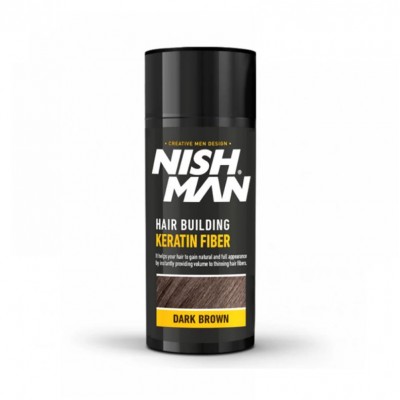 Кератиновая фибра для объема волос Nishman Hair Keratine Fiber Dark Brown 20 грамм Кератиновая фибра для объема волос Nishman Hair Keratine Fiber Dark Brown 20 грамм