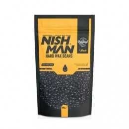 Воск для депиляции Nishman Hard Wax Beans Black 500 гр
