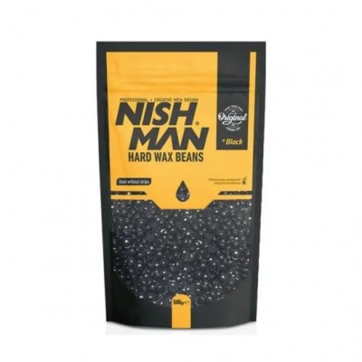 Воск для депиляции Nishman Hard Wax Beans Black 500 гр Воск для депиляции Nishman Hard Wax Beans Black 500 гр