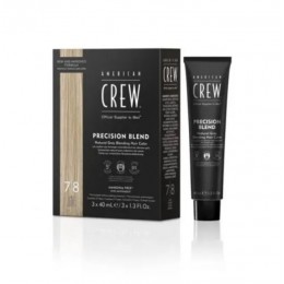 Система маскировки седых волос уровень 7-8 American Crew Precision Blend Light 3х40 мл