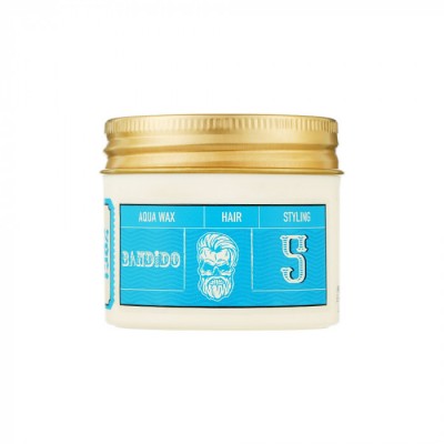 Воск для укладки волос на водной основе средней фиксации Aqua Wax 5 Medium Blue Bandido, 125 мл Воск для укладки волос на водной основе средней фиксации Aqua Wax 5 Medium Blue Bandido, 125 мл